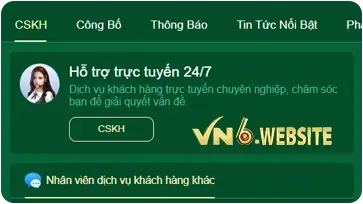 VN6 thông tin liên hệ là gì